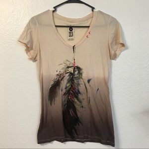 Roxy Ombré T-Shirt Size Medium